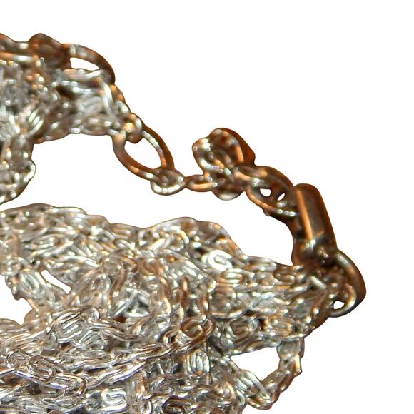 Classic Very Light Weight Metal Multi-Layer Necklace - Picture 5 of 8